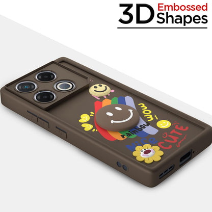Pikkme brown Soft Silicone mobile cover for Infinix GT 20 Pro 5G – photo 3
