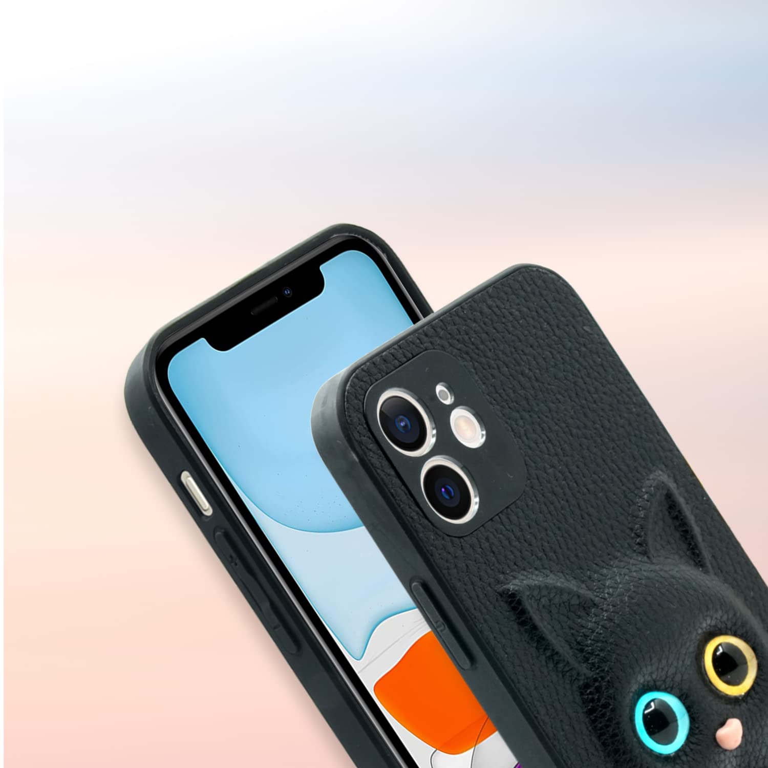 Pikkme iPhone 11 Cat black phone cover – photo 5