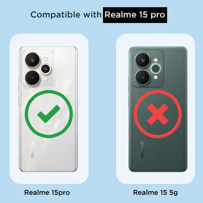 Realme 15 5G Clear mobile cover in transparent by Pikkme – photo 4