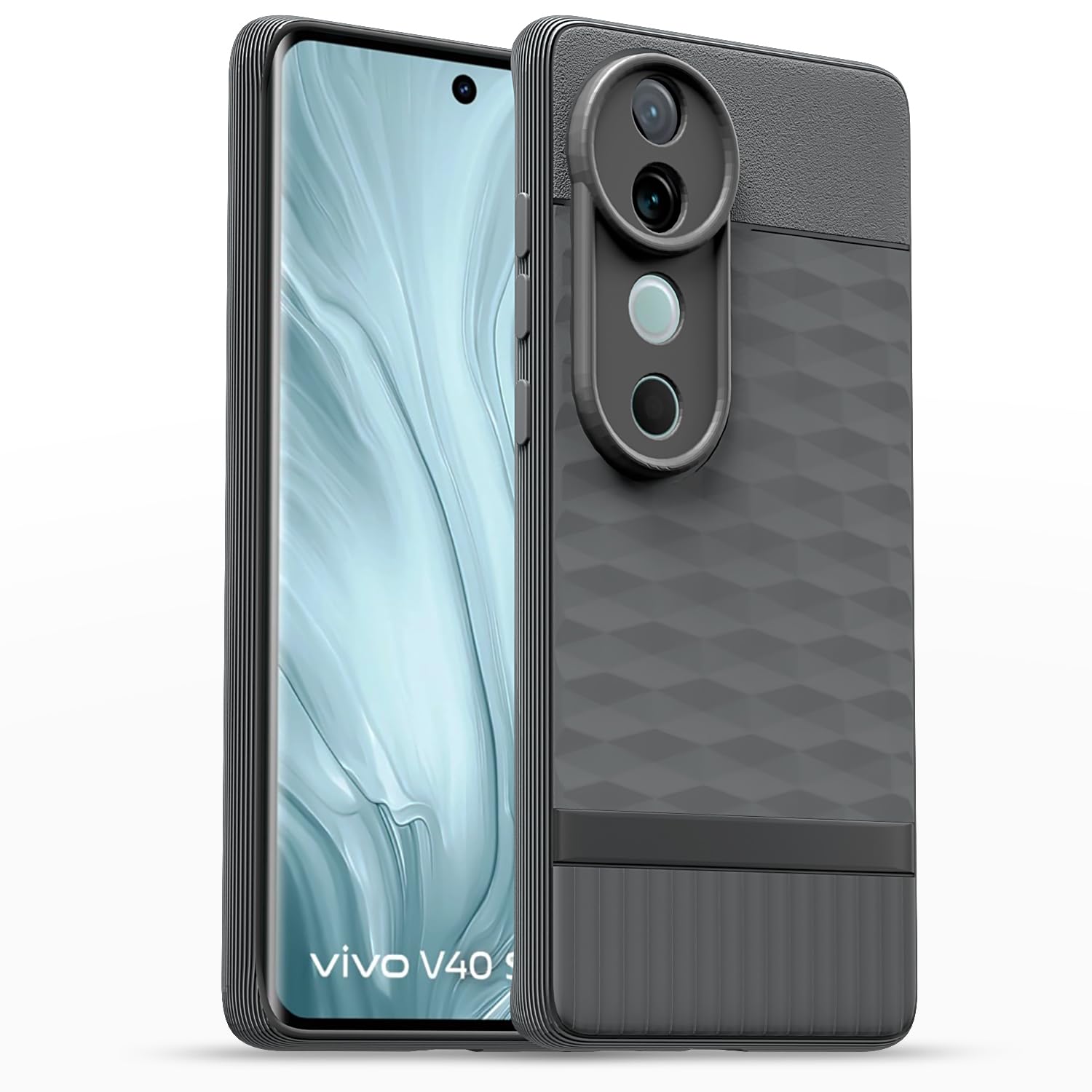  Vivo V40 5G / V40 Pro 5G / T3 Ultra 5G Gencase Back Cover - Grey