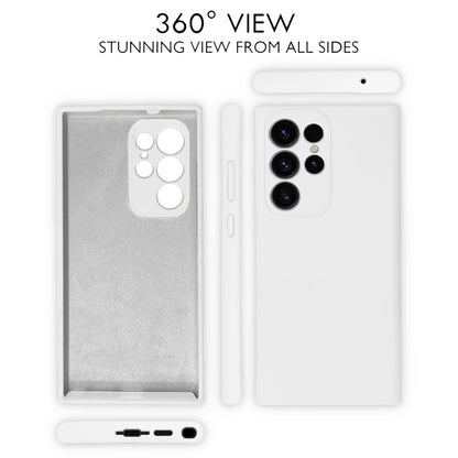 Pikkme Samsung S23 Ultra 5G Soft Silicone white mobile back cover – photo 2