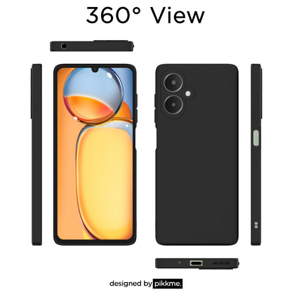 Black Matte mobile cover for Redmi 13C 5G – Pikkme – photo 2