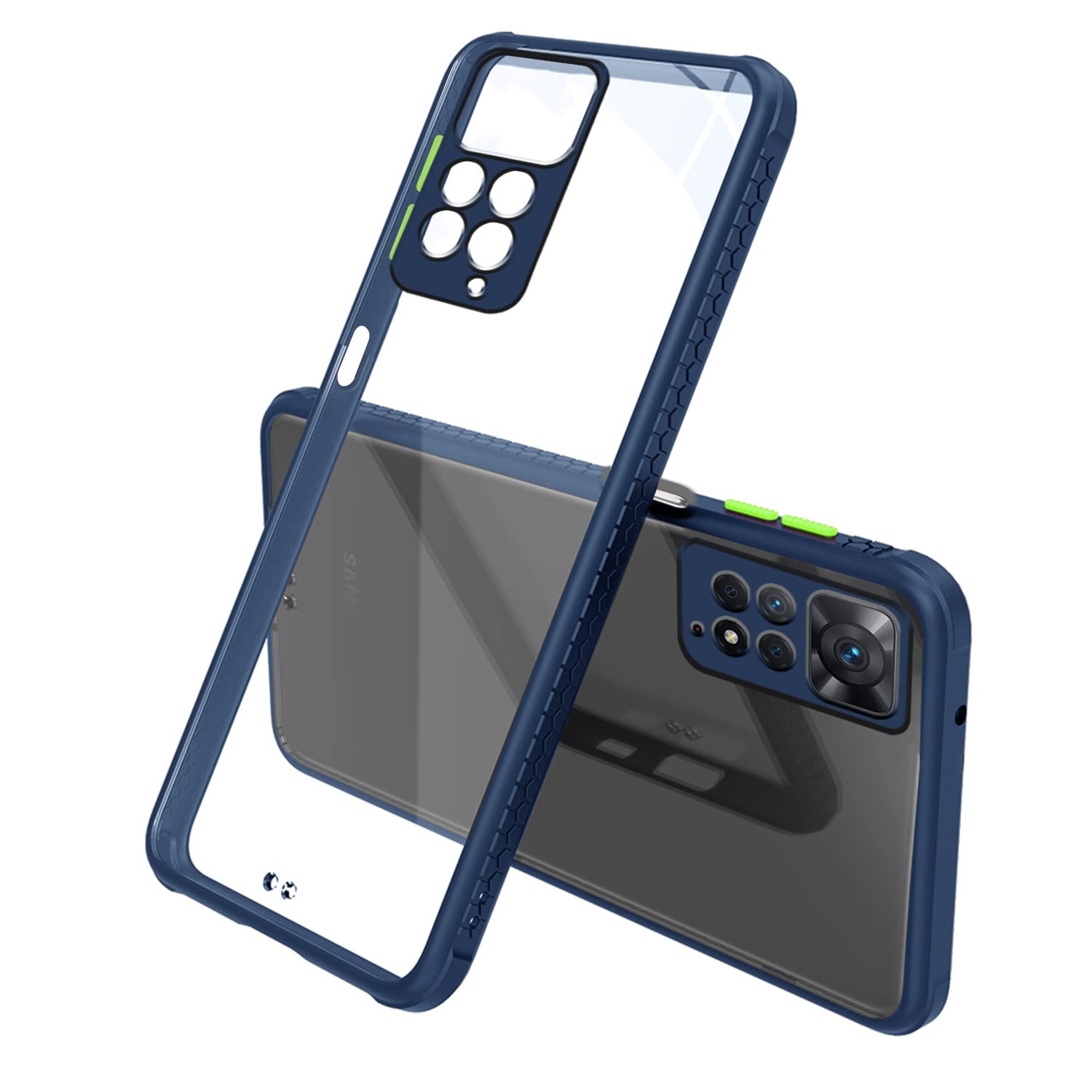 Redmi Note 11/Note 11s mobile cover in blue by Pikkme