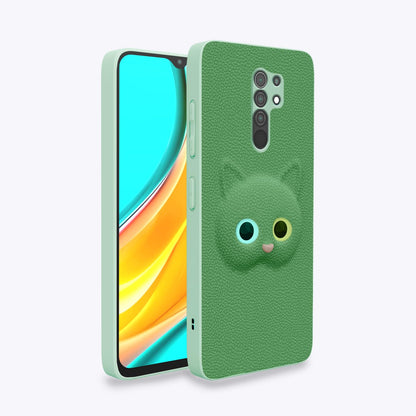 Pikkme Redmi 9 Prime/Poco M2 Kitty Back Cover - Green
