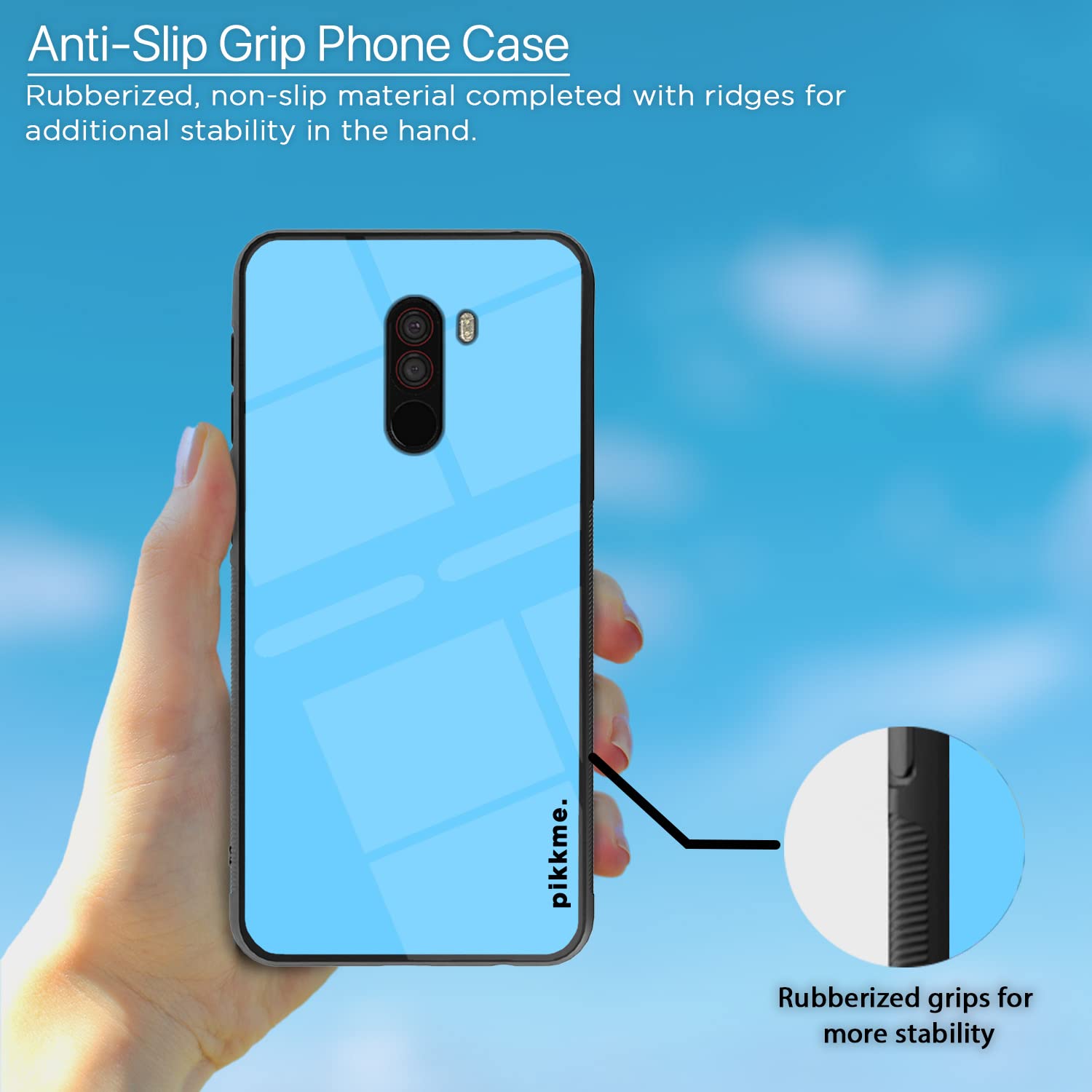 Poco F1 Hybrid mobile back cover by Pikkme – photo 5