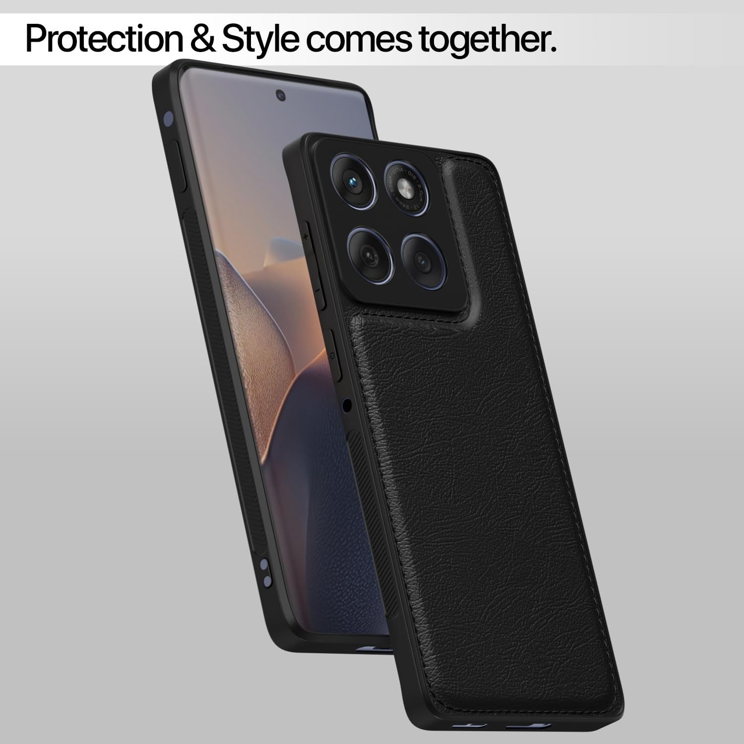 Pikkme black mobile cover for Moto Edge 60/Edge 60 Fusion 5G – photo 7