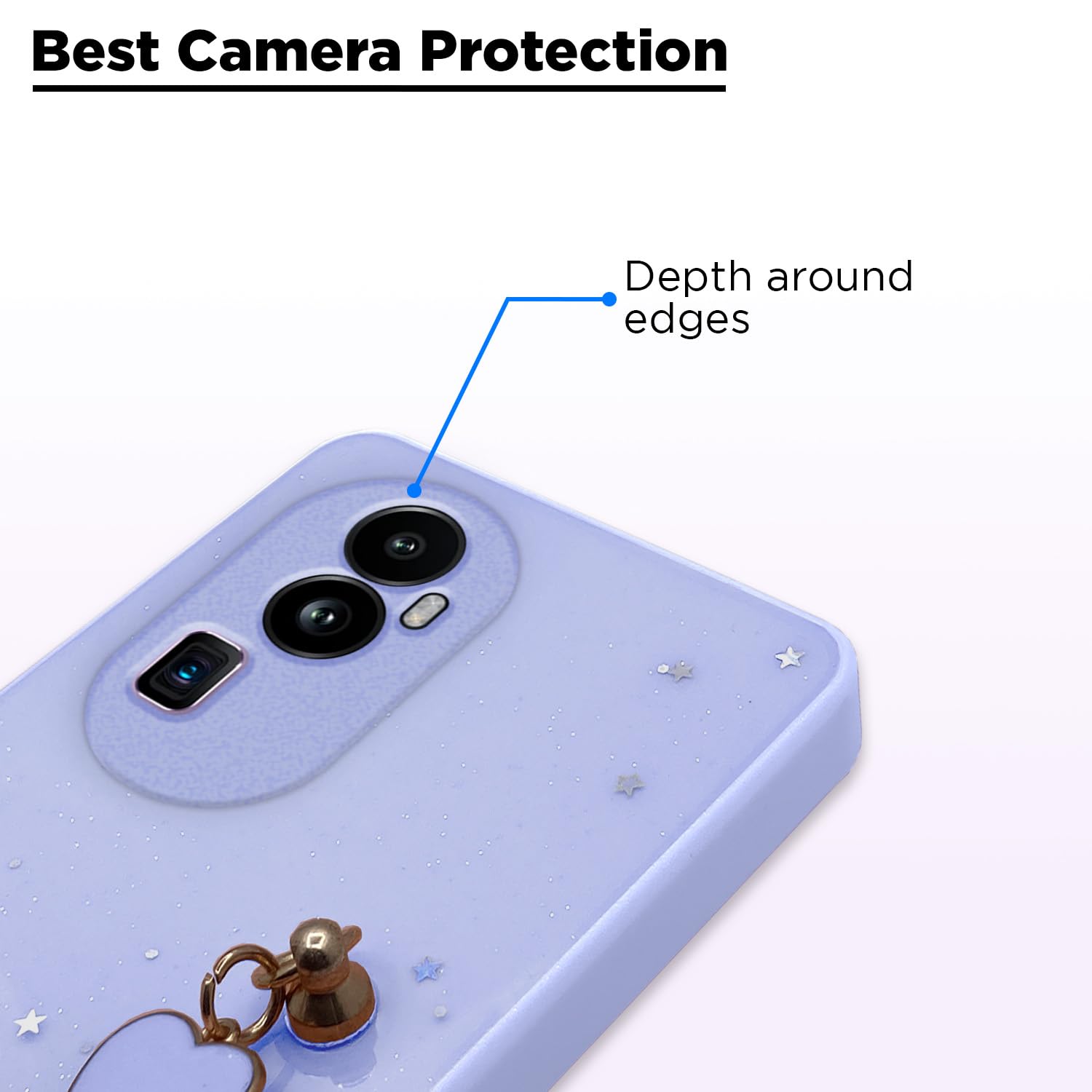 Pikkme Oppo Reno 10 Pro Plus 5G Chain purple back cover – photo 2