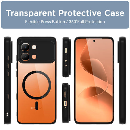 Pikkme Infinix Note Edge 5G MagSafe black mag-safe back cover – photo 2