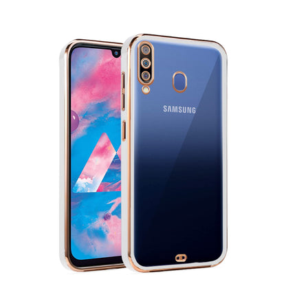 Pikkme Samsung M30 Chrome white mobile cover