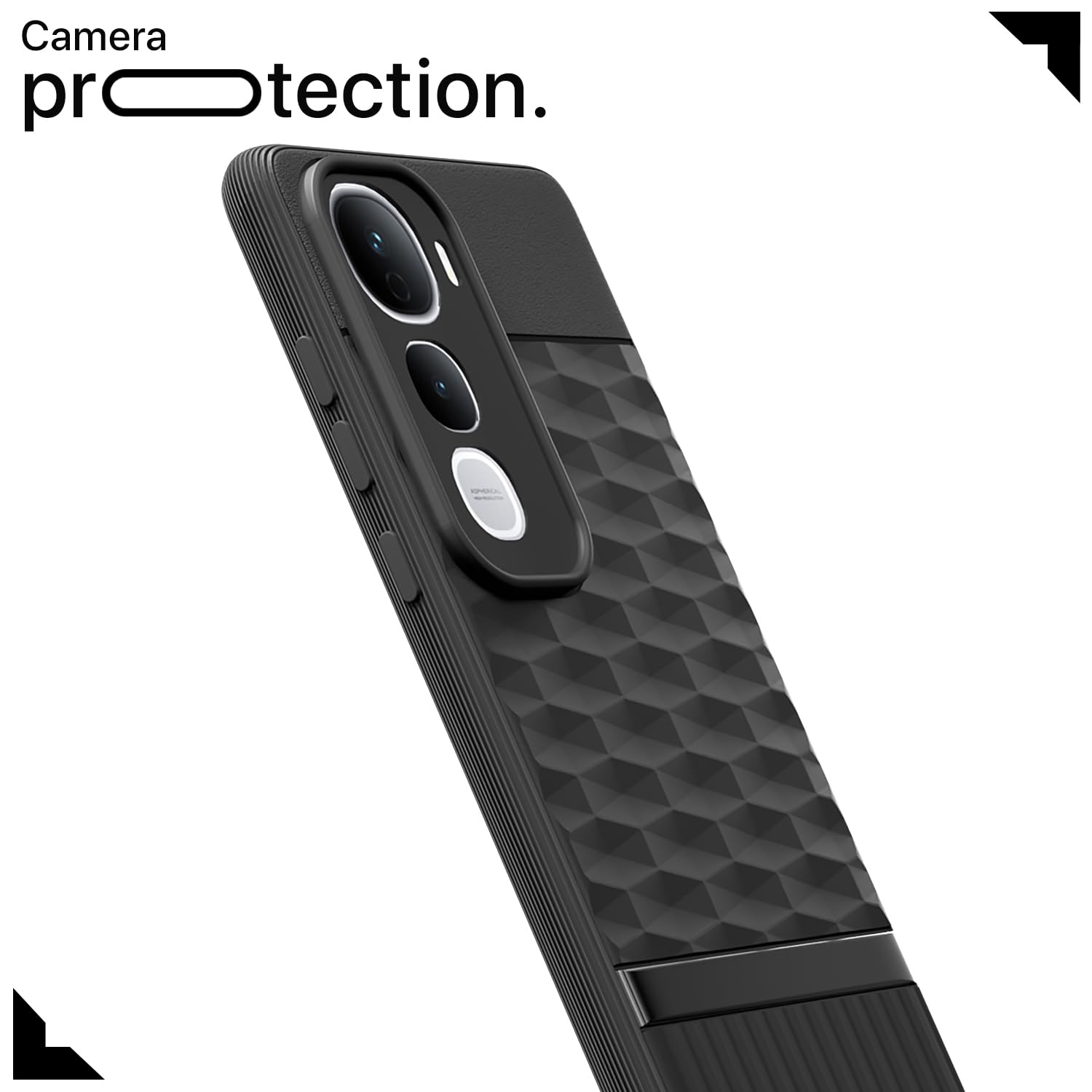 Pikkme Vivo Y400 5G Silicone black mobile cover – photo 5
