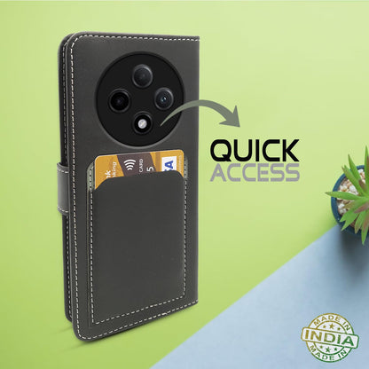 Oppo F27 Pro Plus 5G Magnetic flip case in grey by Pikkme – photo 6