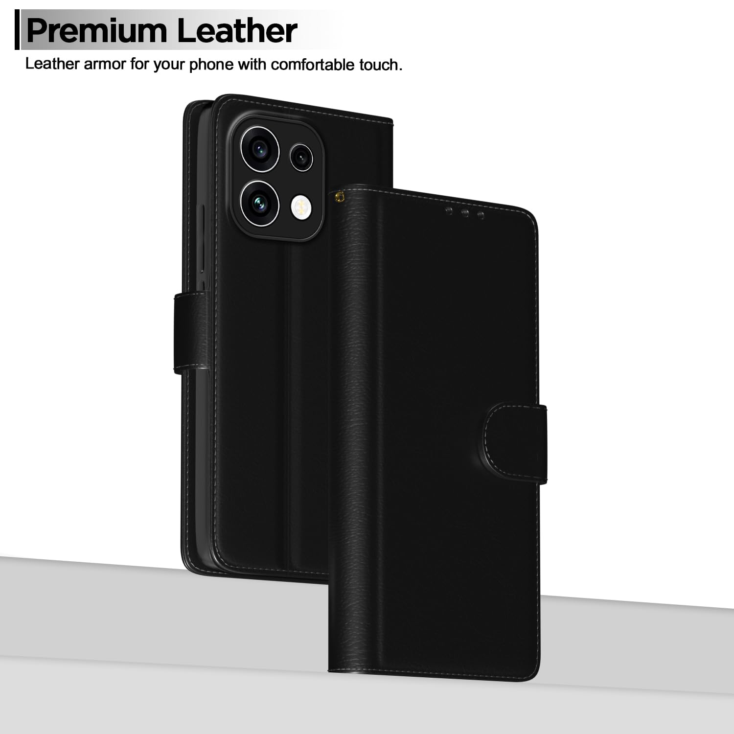 Pikkme Oppo Reno 16c 5G black flip cover – photo 2