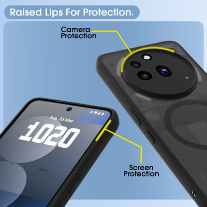 Pikkme Nothing Phone 3a Pro 5G MagSafe black smoke mag-safe mobile cover – photo 4