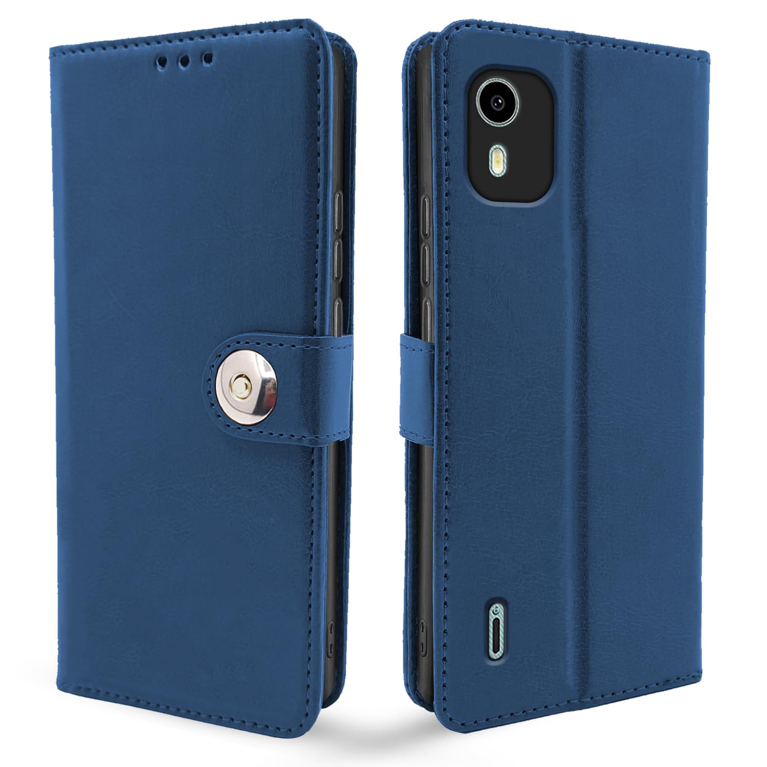 Pikkme Nokia C12/C12 Pro blue wallet flip cover