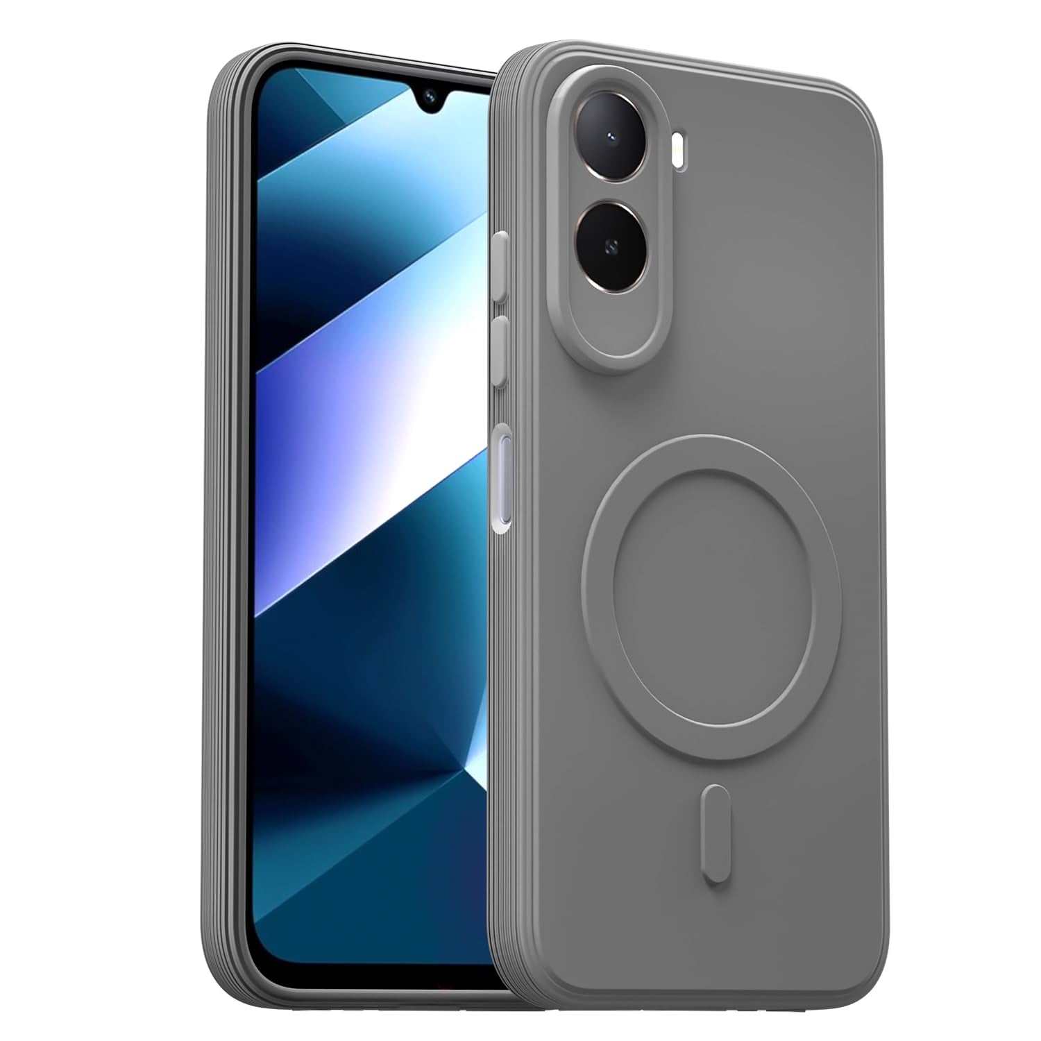 Redmi A7 Pro/Poco C85x 5G phone cover in grey by Pikkme