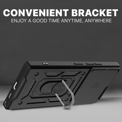 Pikkme Samsung Galaxy S25 Ultra 5G D10 Tough Armor Back Cover (Black)