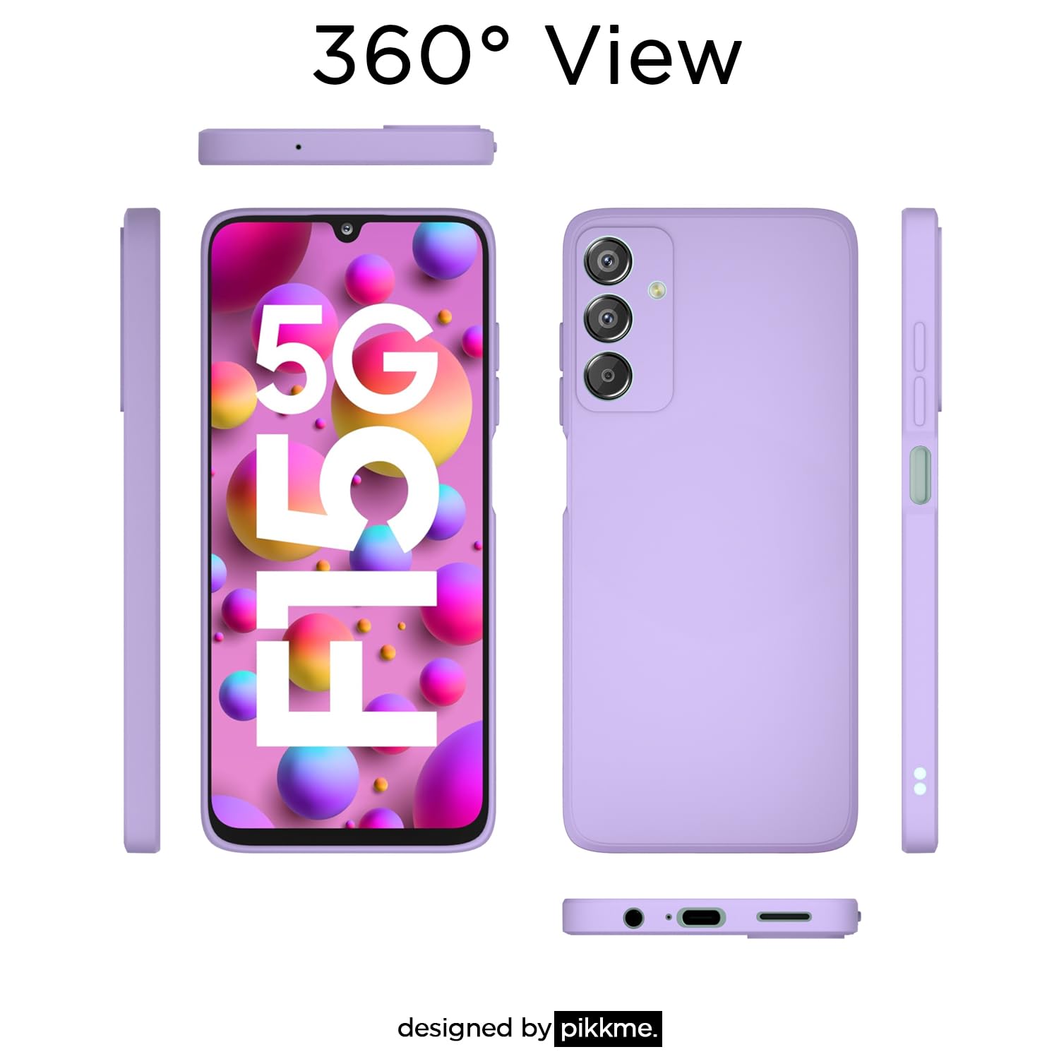 Pikkme Samsung F15/M15/M15 Prime 5G purple mobile back cover – photo 4