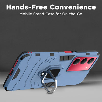 Pikkme Realme Narzo 80x/P3x/14X 5G D5 Tough Armor blue mobile back cover – photo 6
