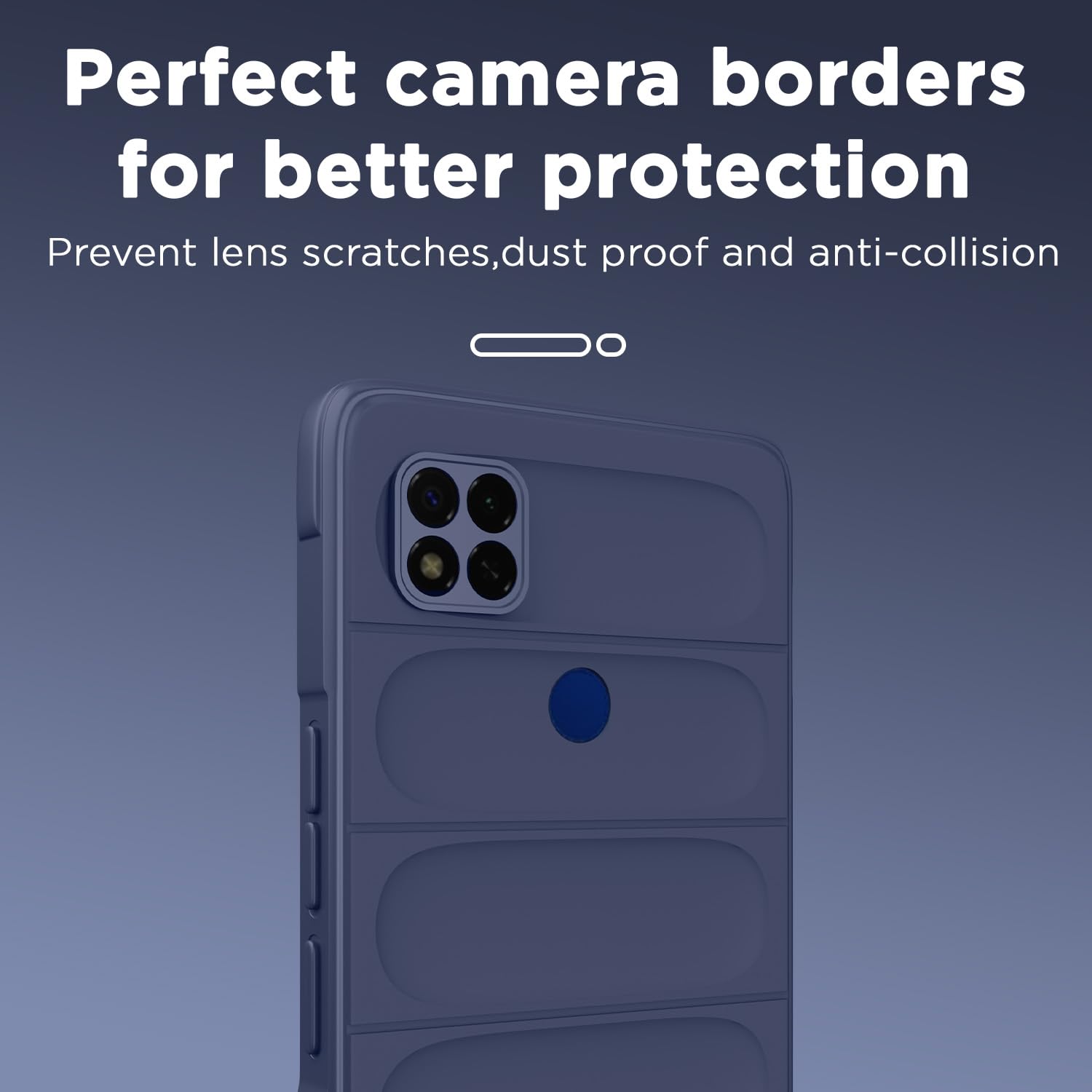 Pikkme blue back cover for Redmi 9/9C/9, Poco C31 – photo 5