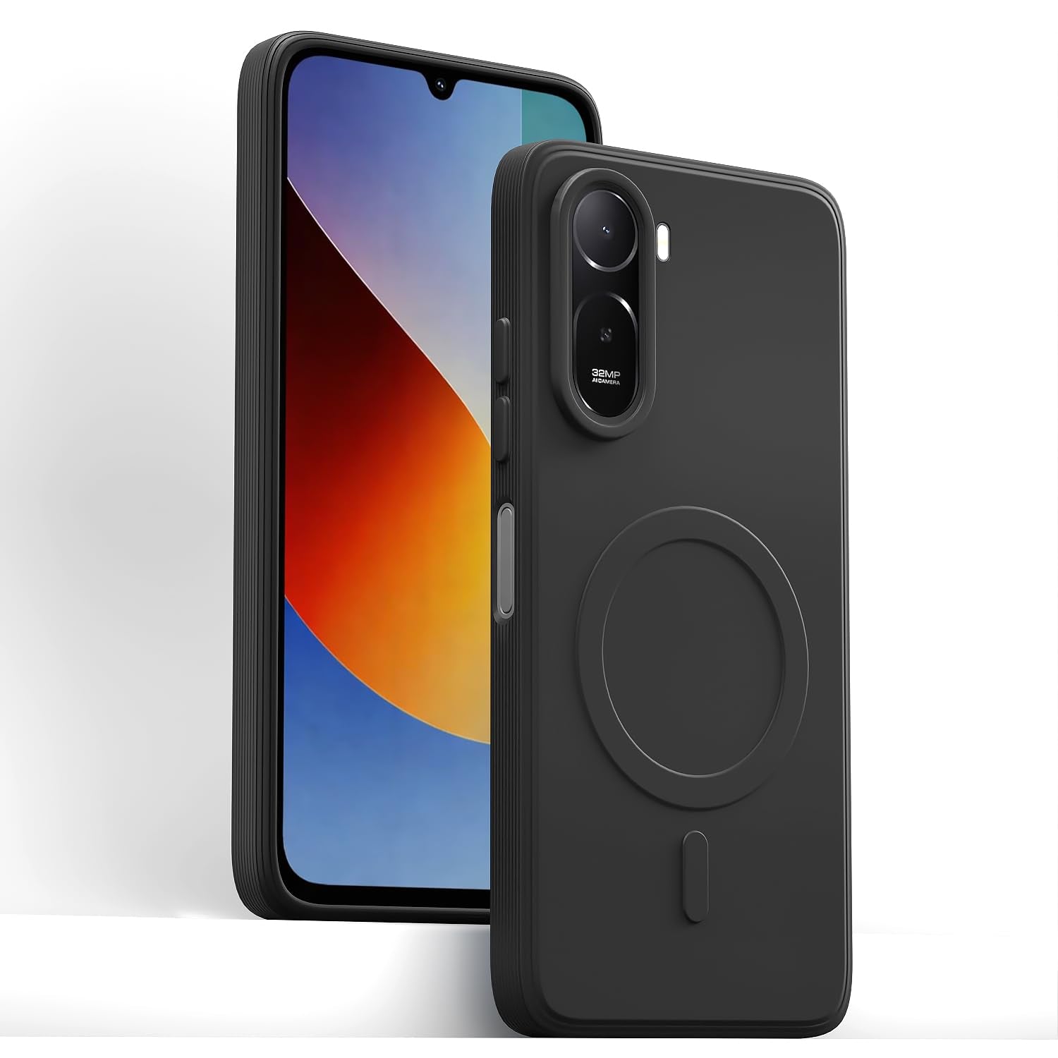 Pikkme Redmi A7 Pro/Poco C85x 5G MagSafe black back cover – photo 2