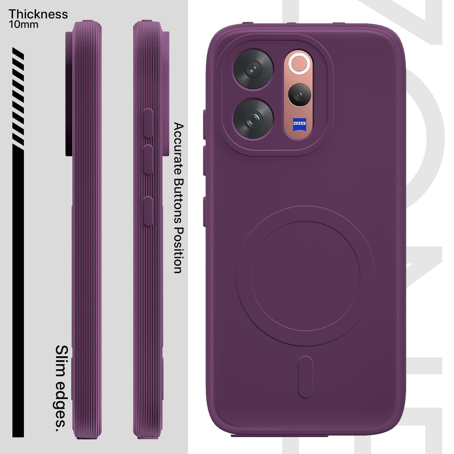Pikkme Vivo V70 5G purple phone cover – photo 3