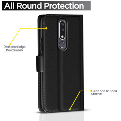 Pikkme black Wallet flip cover for Nokia 3.1 Plus – photo 4