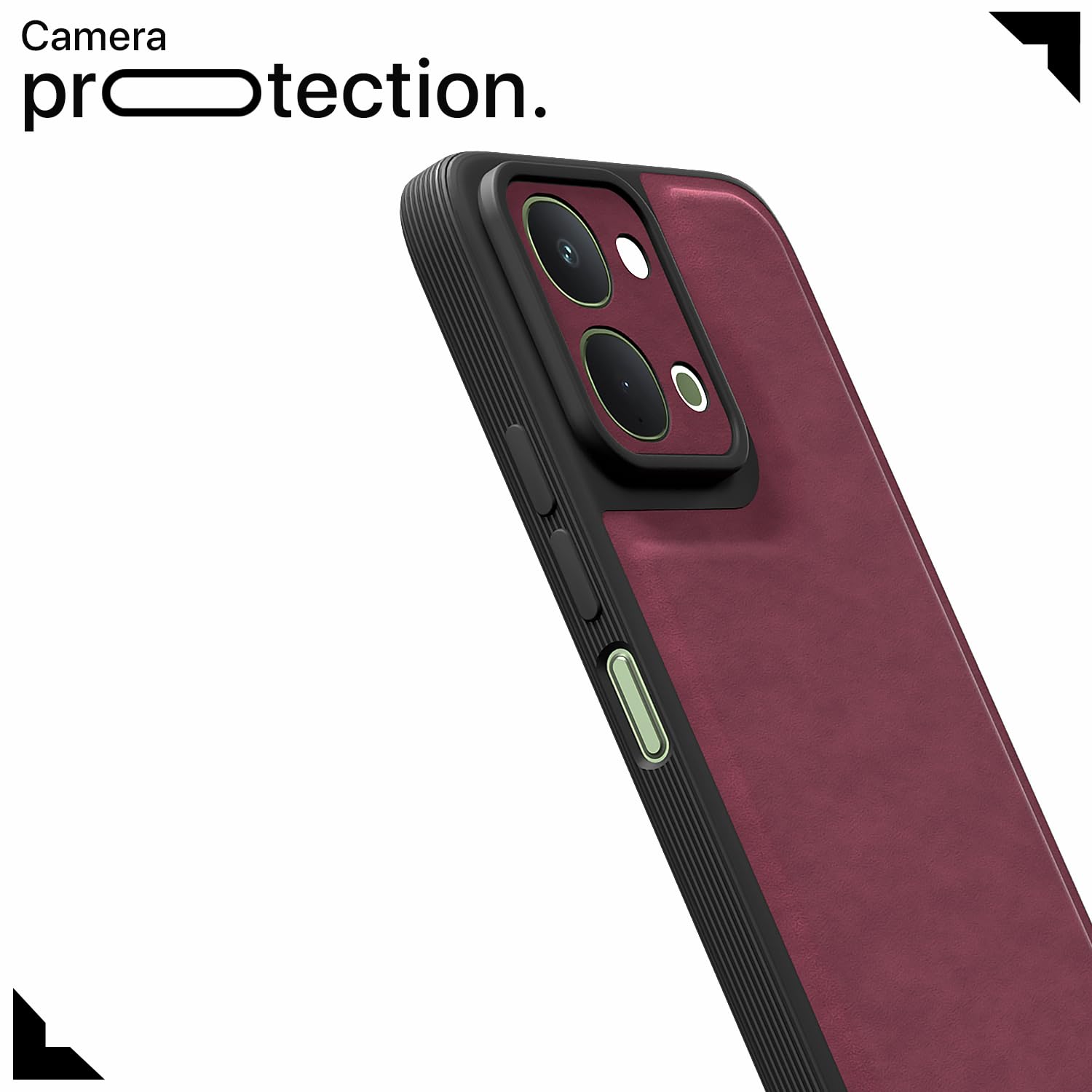 Purple Leather mobile back cover for Vivo T5x/Y51 Pro/iQOO Z11x 5G – Pikkme – photo 5