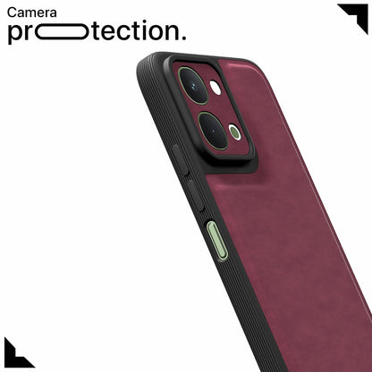 Purple Leather mobile back cover for Vivo T5x/Y51 Pro/iQOO Z11x 5G – Pikkme – photo 5