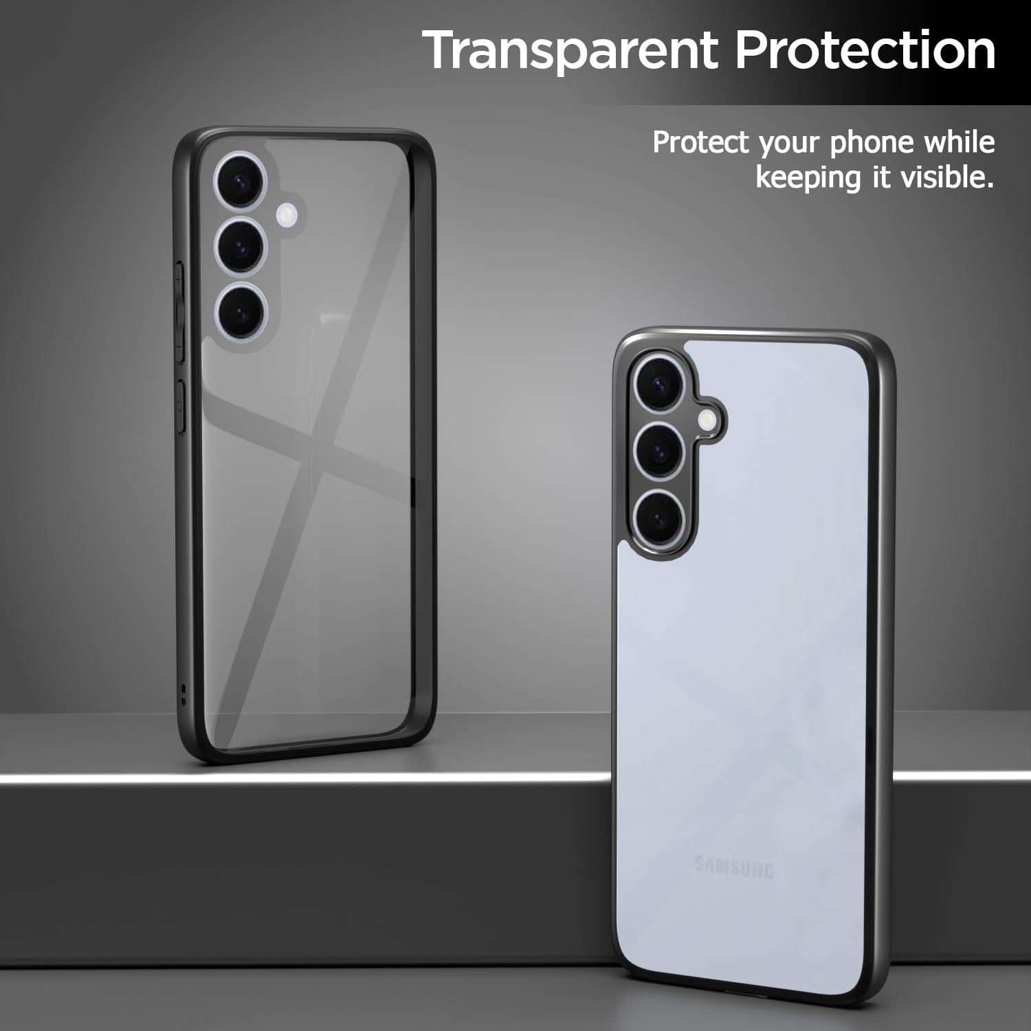Pikkme black Hybrid mobile back cover for Samsung S25 Plus 5G – photo 3