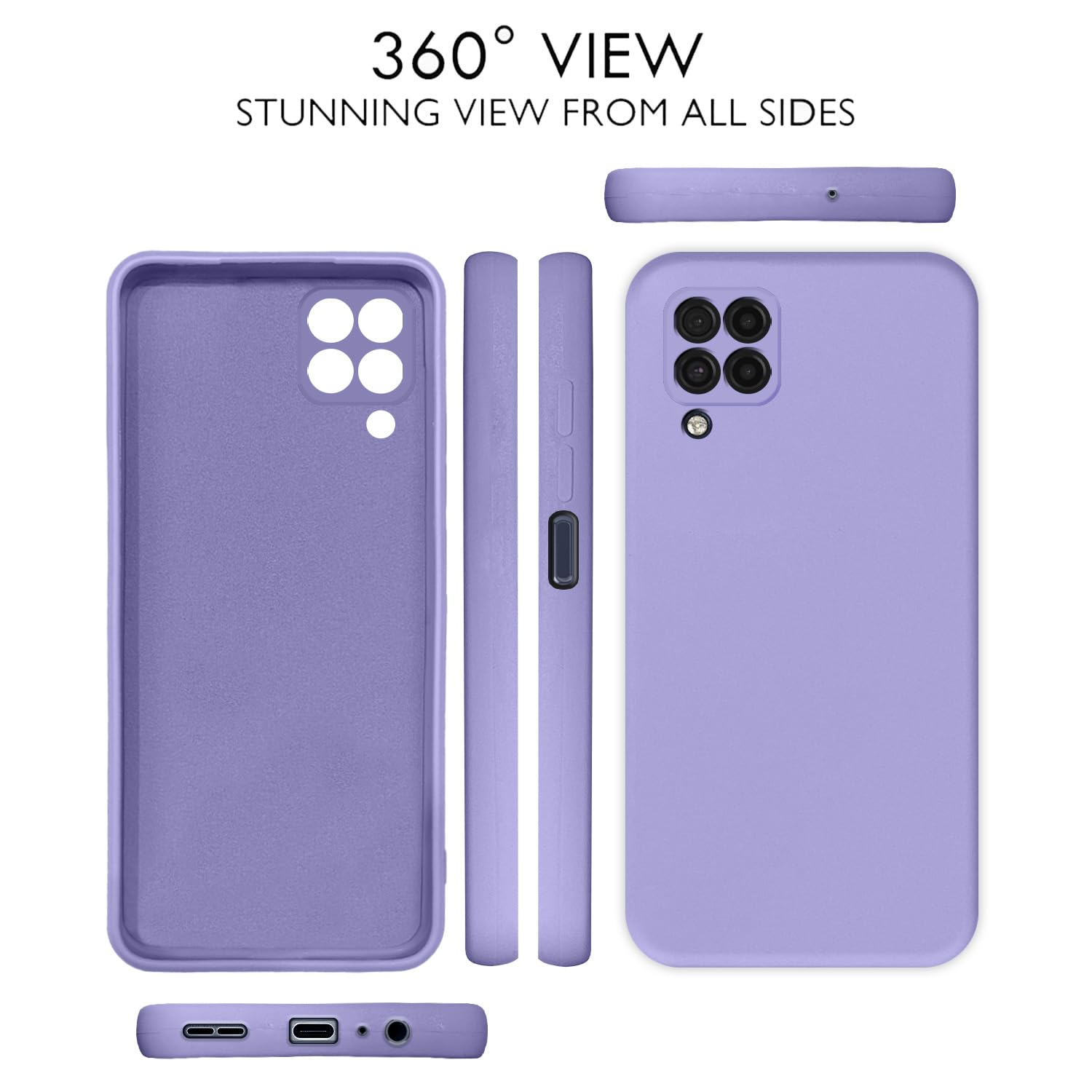 Purple phone cover for Samsung M32 4G/M32 Prime/F22 4G – Pikkme – photo 3