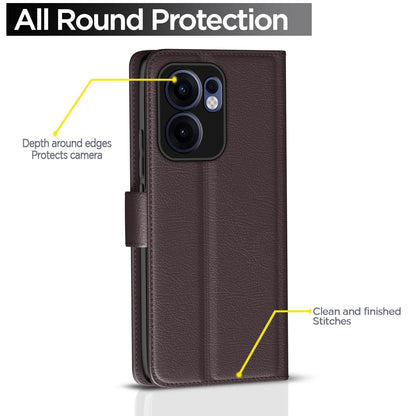 Pikkme coffee Wallet wallet flip cover for Oppo Reno 13F 5G – photo 4