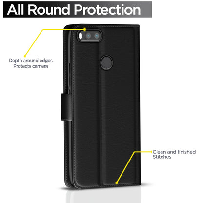 Pikkme Mi A1 Wallet black flip case – photo 4