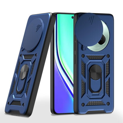 Pikkme Realme P3 Pro 5G D10 Tough Armor Back Cover  - Blue