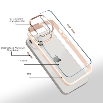 Pikkme iPhone 13 Electroplated Chrome Metal Ring Back Cover (Face)