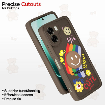 Brown Soft Silicone mobile cover for Oppo A6X 5G – Pikkme – photo 6
