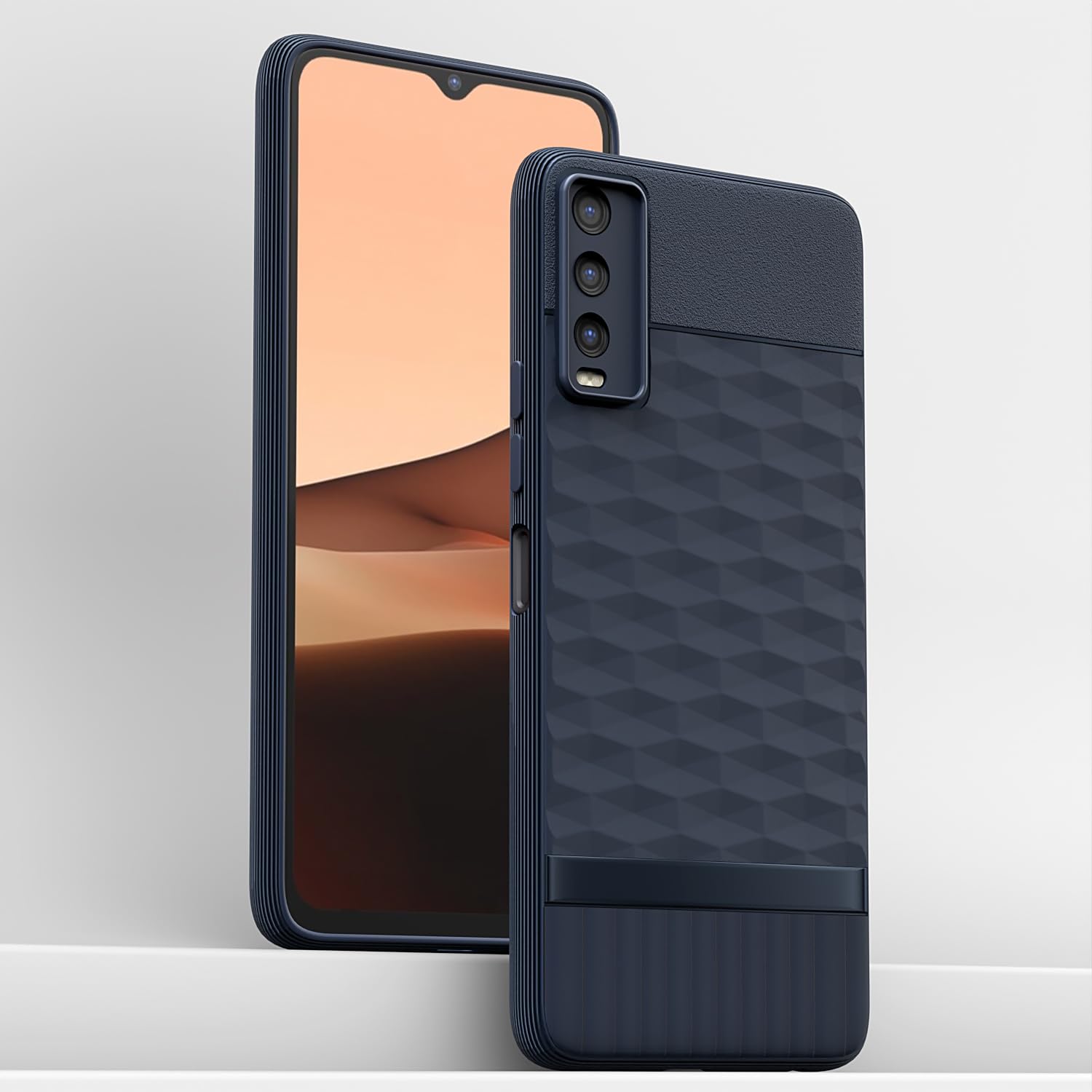 Pikkme Vivo Y12s / Y20 / Y20i / Y20G  Gencase Back Cover (Blue)