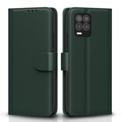 Realme 8 4G/8 Pro Wallet flip cover in green by Pikkme