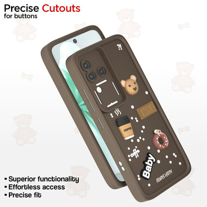 Pikkme brown Silicone mobile cover for Vivo V30/V30 Pro 5G – photo 6