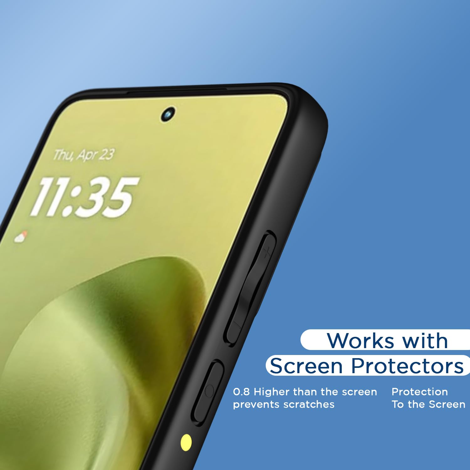 Pikkme Moto G86 Power 5G black mobile back cover – photo 7