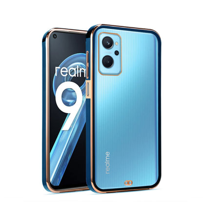 Realme 9i Chrome phone cover in blue by Pikkme