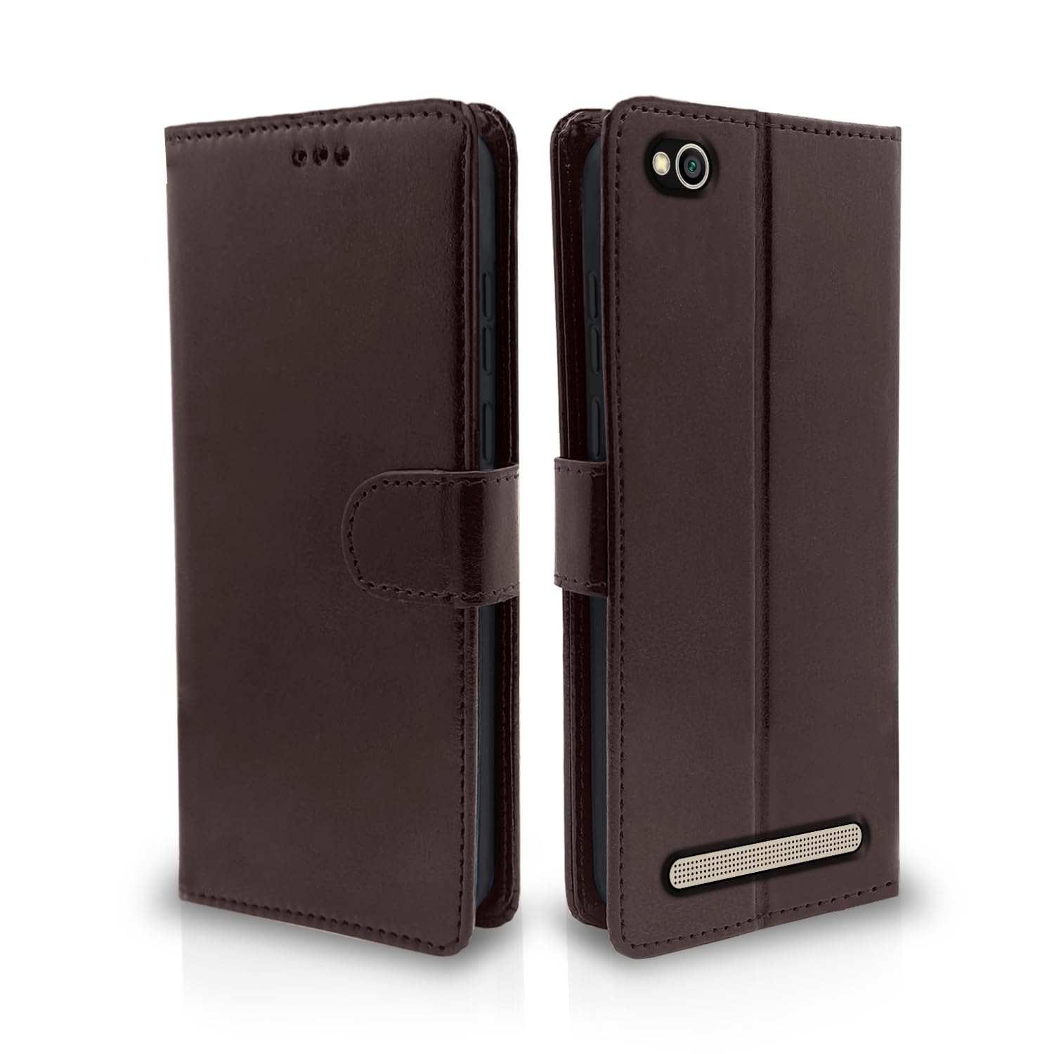 Redmi 5A Wallet flip case in coffee by Pikkme