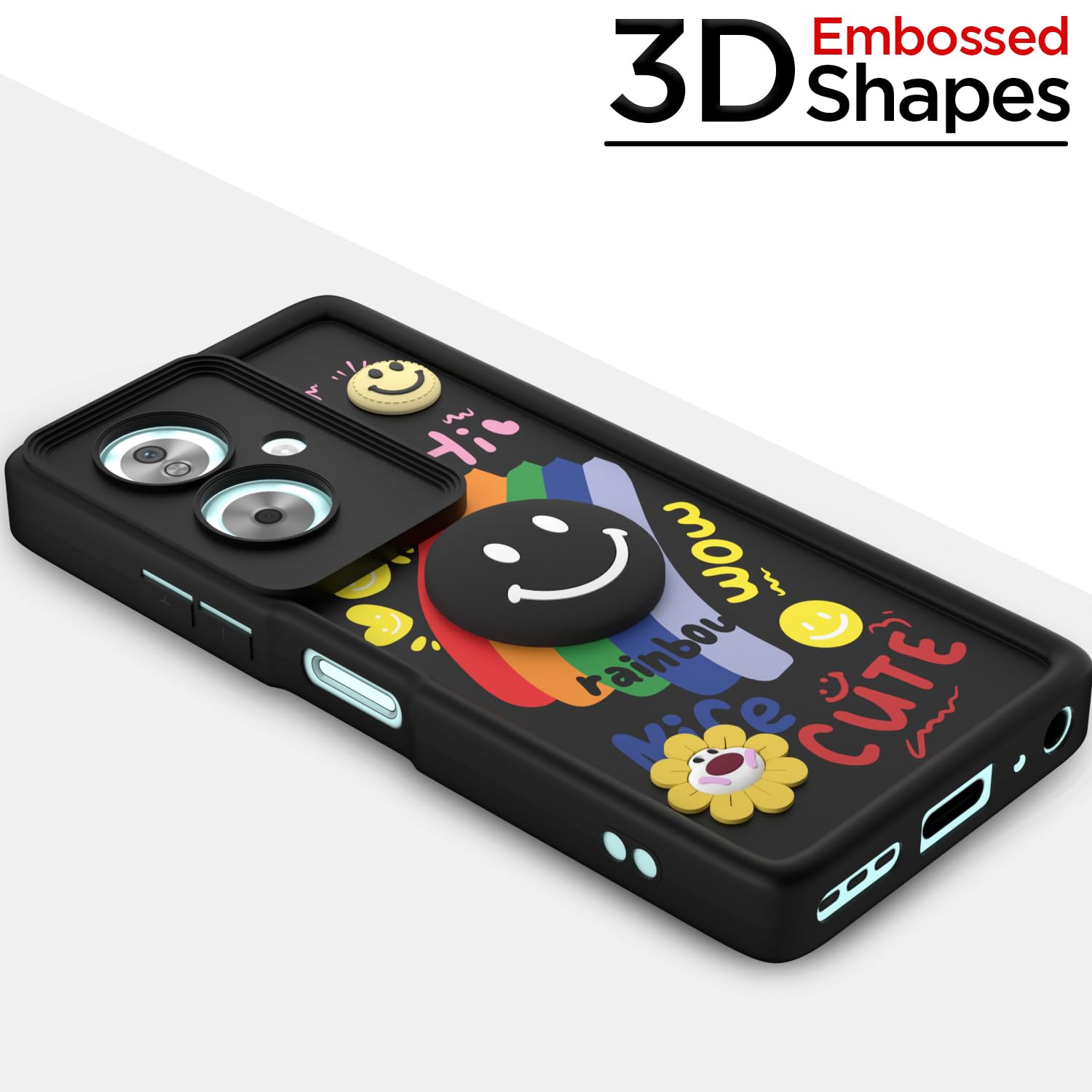 Pikkme Oppo A79 5G Soft Silicone black mobile cover – photo 3