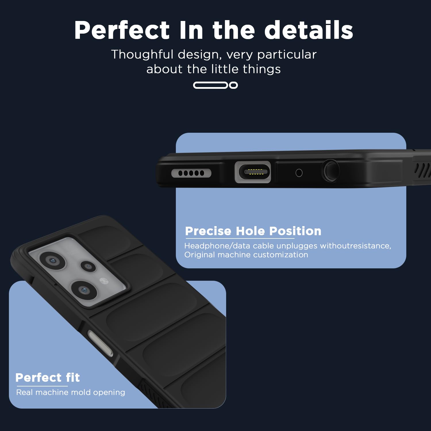 Black mobile back cover for Realme 9 Pro 5G – Pikkme – photo 5