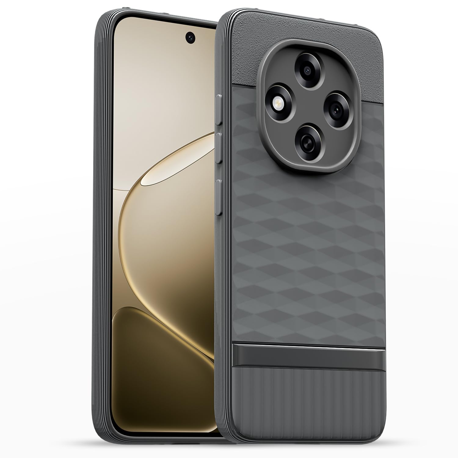 Pikkme Oppo F31 Pro 5G Silicone grey back cover