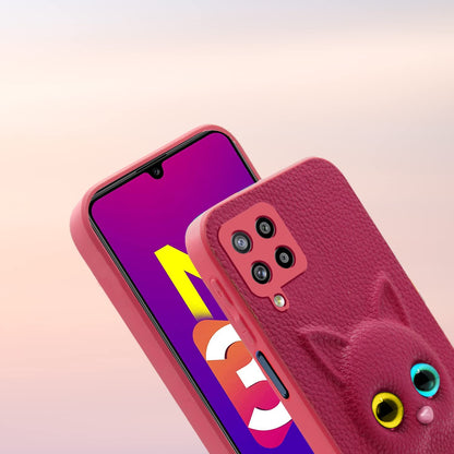 Pikkme Samsung Galaxy M32 Prime / M32 4G Kitty Back Cover (Pink)