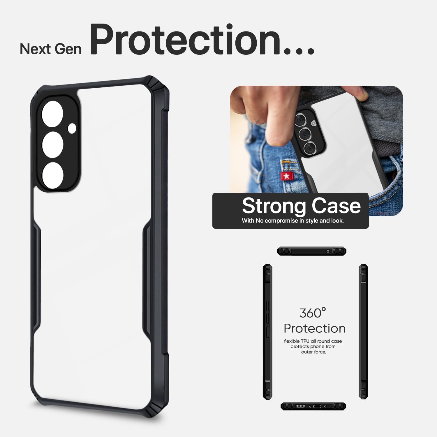 Pikkme Samsung A54 5G black back cover – photo 7