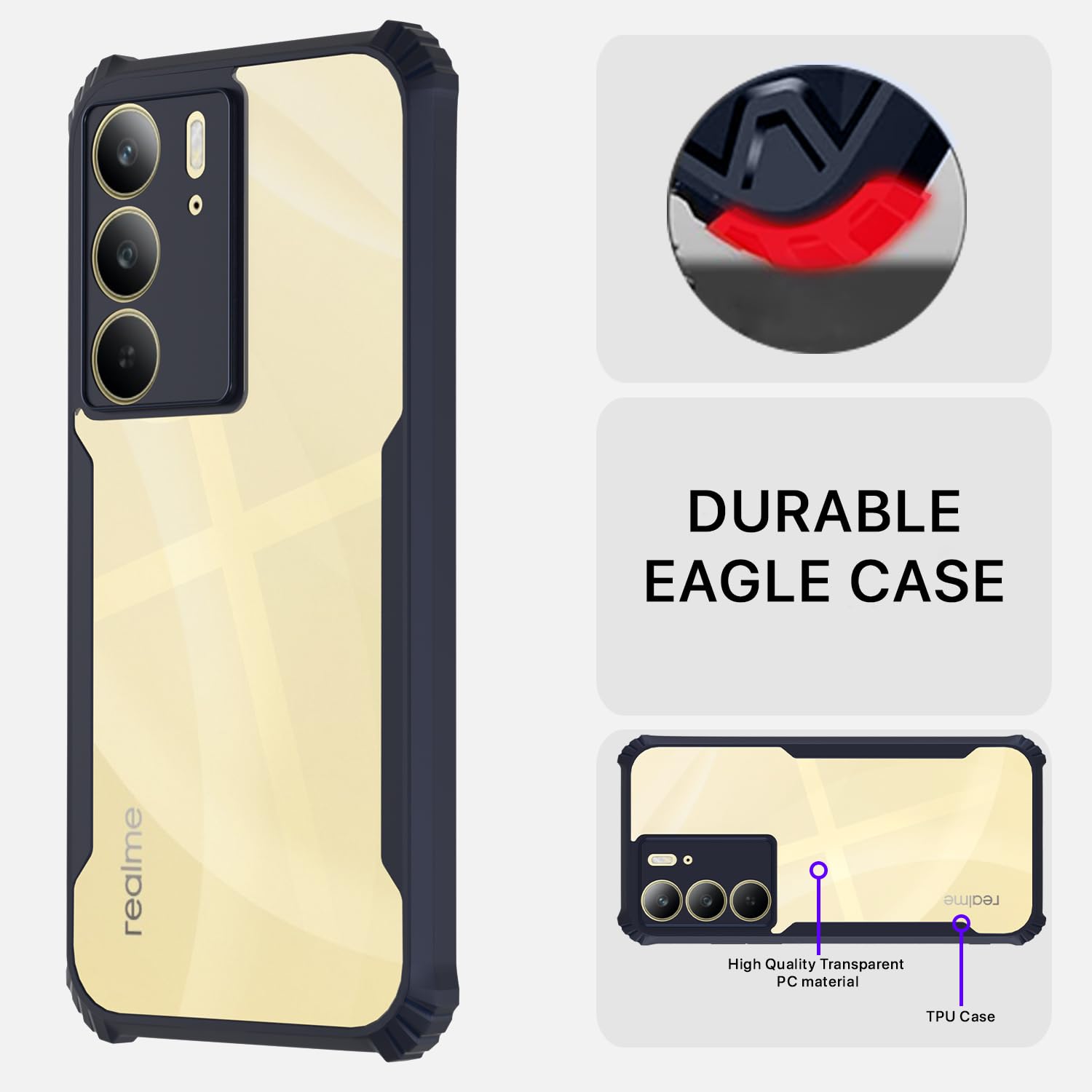 Blue mobile back cover for Realme C71 Ultra – Pikkme – photo 5