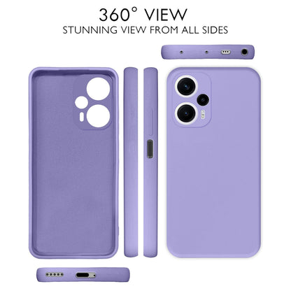 Poco F5 5G Matte back cover in purple by Pikkme – photo 3