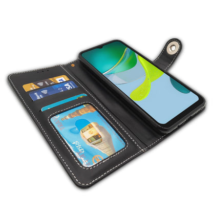 Pikkme Motorola Moto E13 Wallet Style Inbuilt Pockets & Stand | Strong Magnetic Flip Cover (Grey)