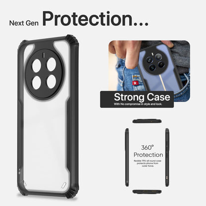 Pikkme Realme 12 Pro/12 Pro Plus 5G Clear black back cover – photo 6
